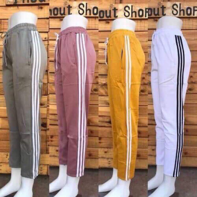 Quần jogger 3 line kaki siêu dày dặn chất ngầu