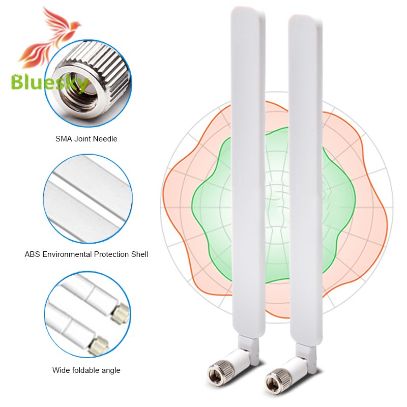 2 Ăng Ten 4g Lte Cho B310 / B593 / B315S / E5186S Cpe