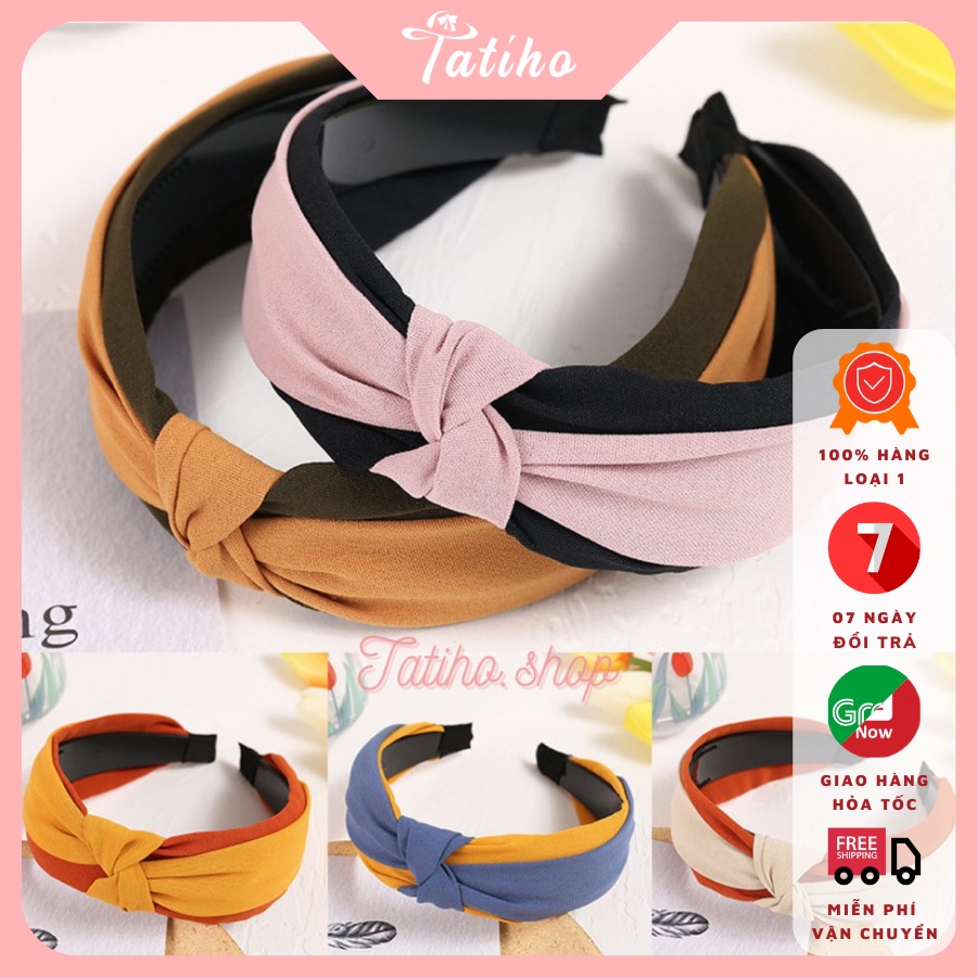 [Hàng Xịn, Giá Tốt] Cài Tóc Băng Đô Vải 2 Màu Phong Cách Hàn Quốc - Mã CT000