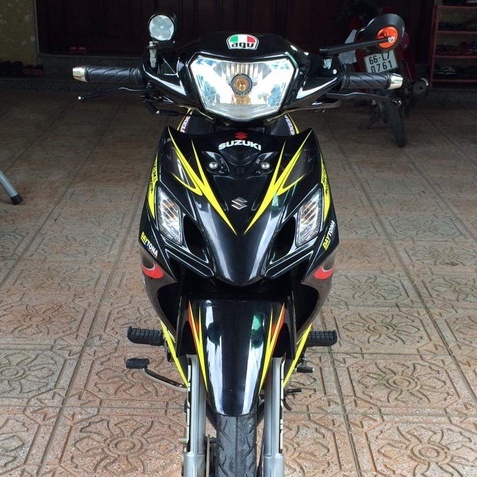 Tem Rời Suzuki Axelo 125 Vàng Đen - Tem Chuẩn Đẹp