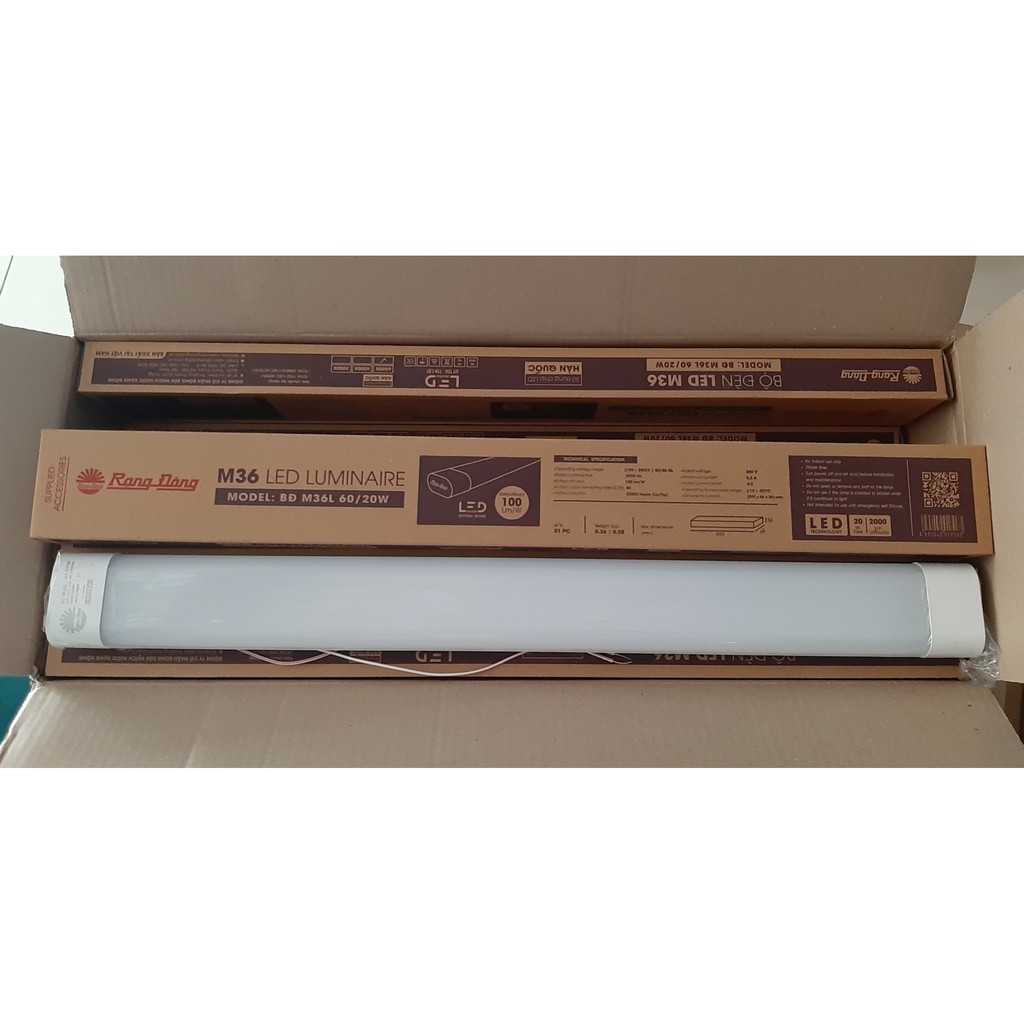 Đèn LED tràn viền M36 20W Rạng Đông