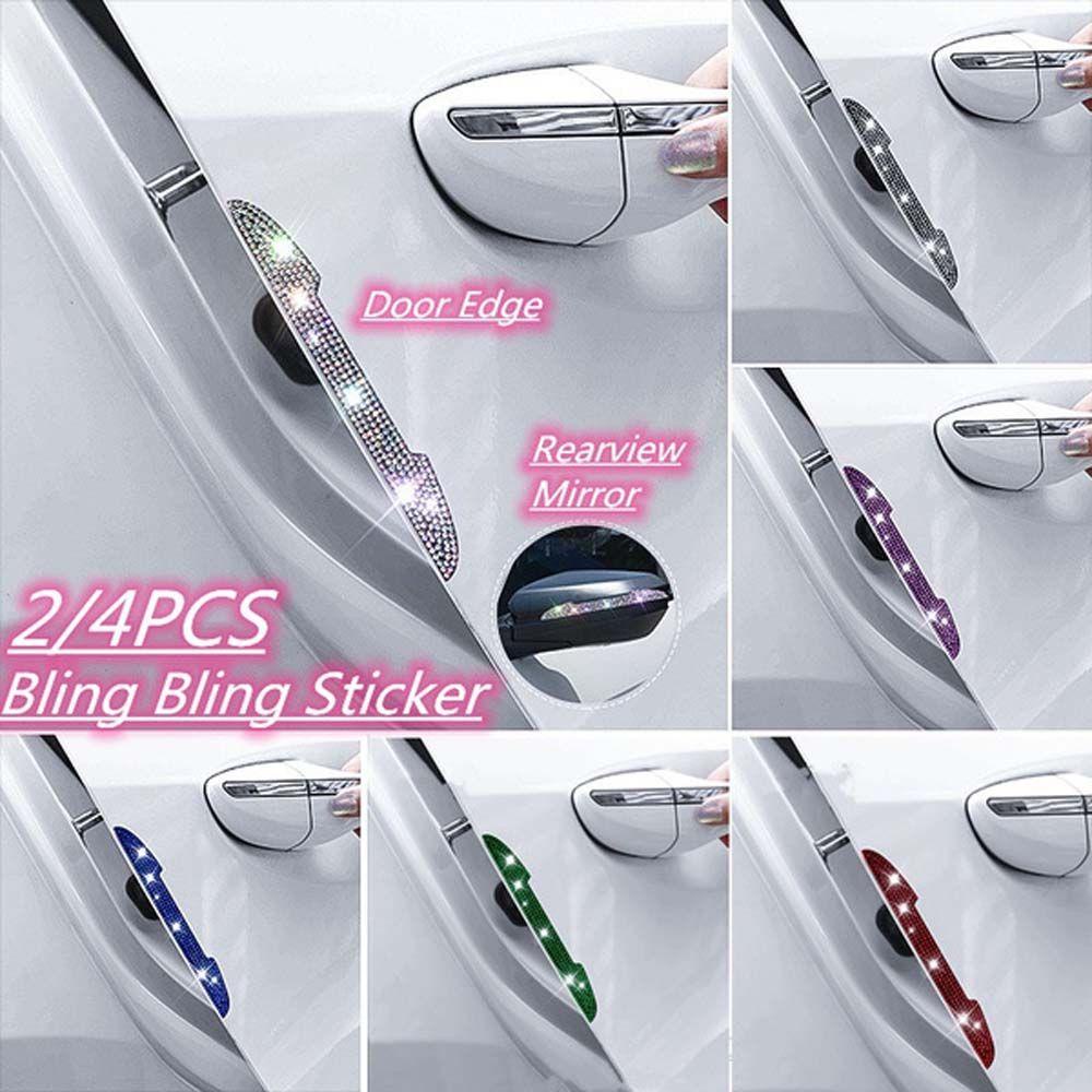 Xe PATRICIA|Miếng Dán Tự Dính Chống Va Chạm 7 Màu Lấp Lánh|Sticker Dán Trang Trí Xinh Xắn Chất Lượng|Decal Dán Kính Chiếu Hậu Chất Lượng Cao