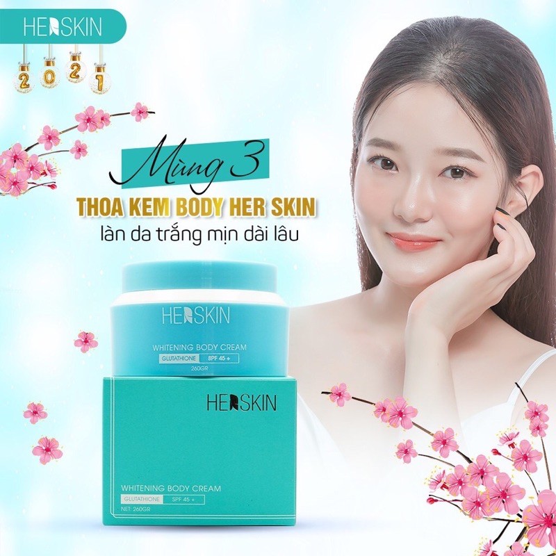 kem body phân  tử nước HERSKIN