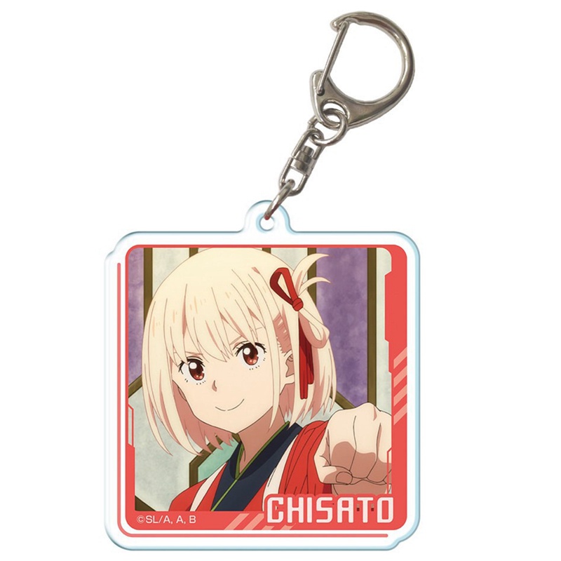 Ygt Móc Khóa Hai Mặt Hóa Trang Nhân Vật Chisato Nishikigi Bằng Acrylic Inoue Takina Lycoris Recoil