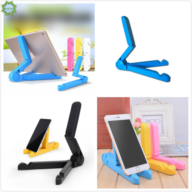 1 Giá Đỡ Máy Tính Bảng / Điện Thoại / Ipad / Pc Để Bàn Hình Tam Giác Có Thể Điều Chỉnh Và Gập Gọn