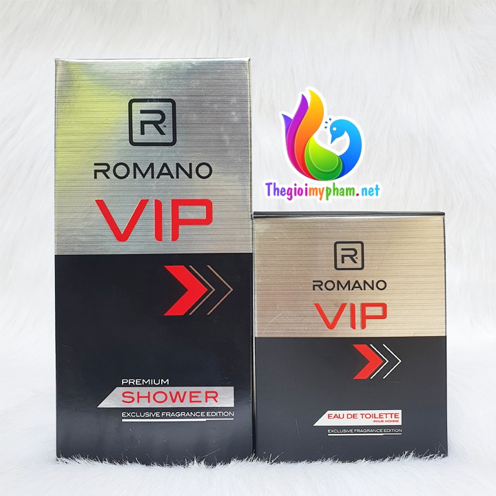 Nước Hoa Nam Romano VIP 50ml + Tặng Sữa Tắm Hương Nước Hoa Romano VIP 180g