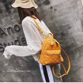 Balo quả trám 3 màu vàng đen trắng