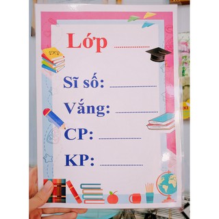Bảng điểm danh sỉ số handmade (Đồ Dùng Dạy Học MIKI)