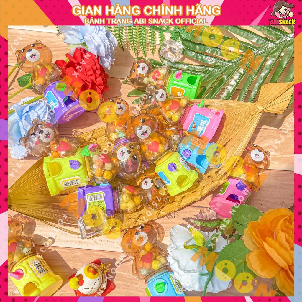 MÁY VẶN KẸO HÌNH GẤU CUTE hủ 10g Moon Snack Food