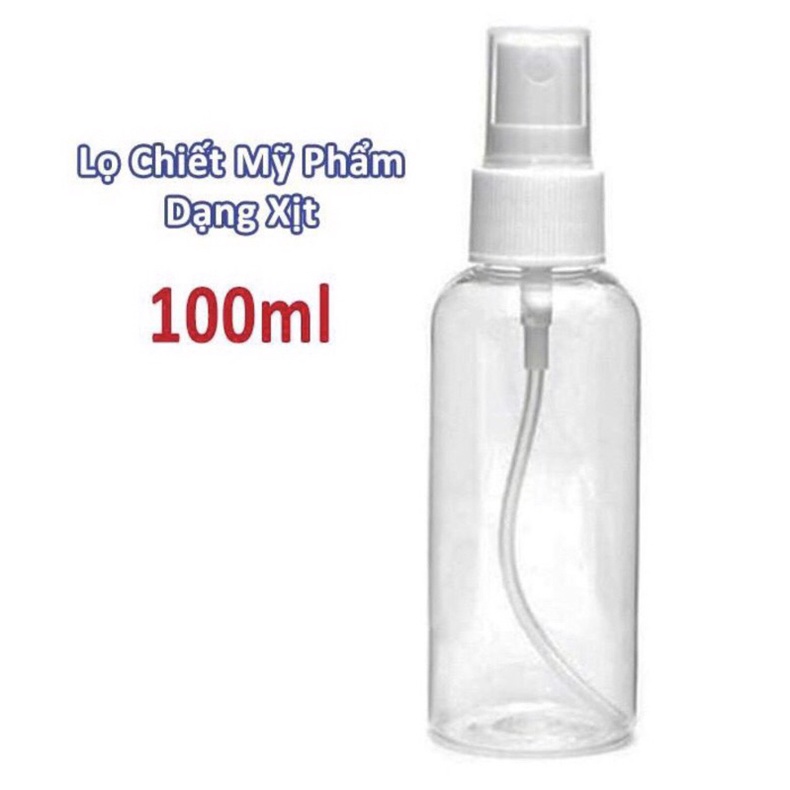 Chai Chiết Phun Sương pilu lọ xịt dung dịch 100ml chiết mỹ phẩm, nước hoa