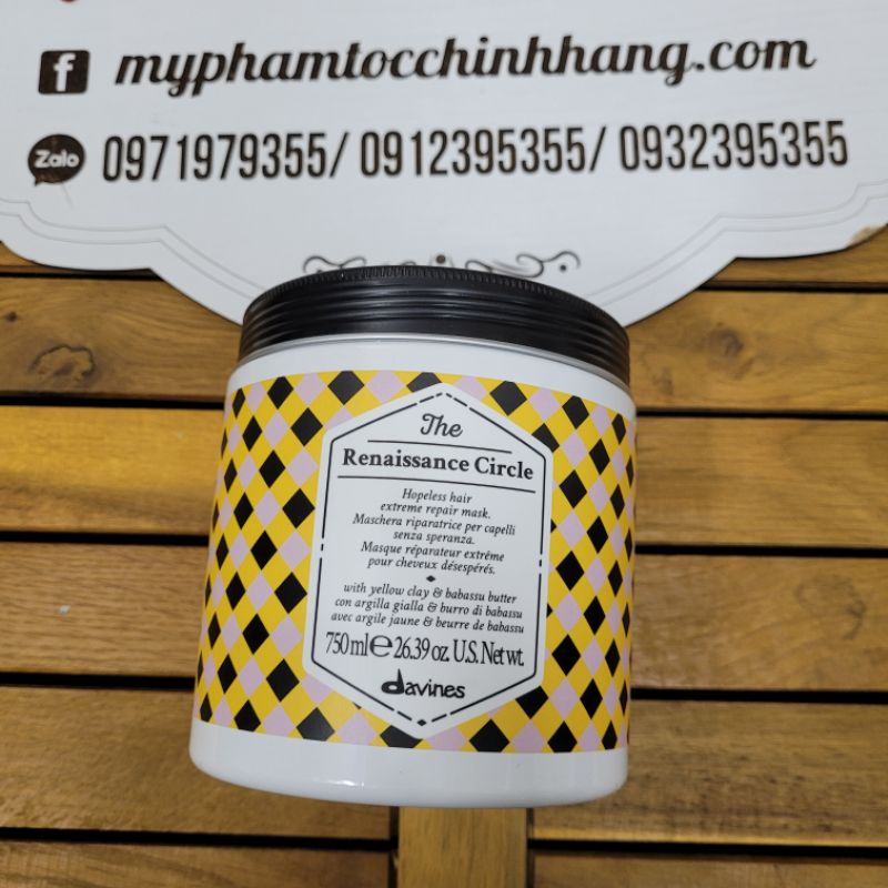 MẶT NẠ DAVINES CIRLE PHỤC HỒI TÓC 750ML