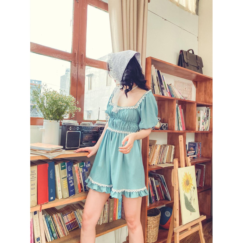 Đầm xanh ngọc Bluebell Dress Gem Clothing SP006200