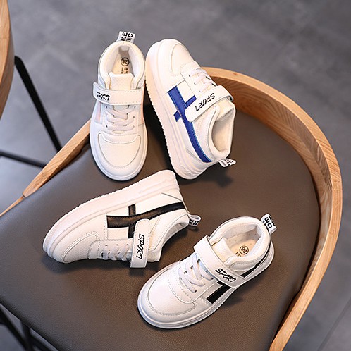 Giày Thể Thao Trắng Thoáng Khí Phong Cách Hàn Quốc Cho Bé