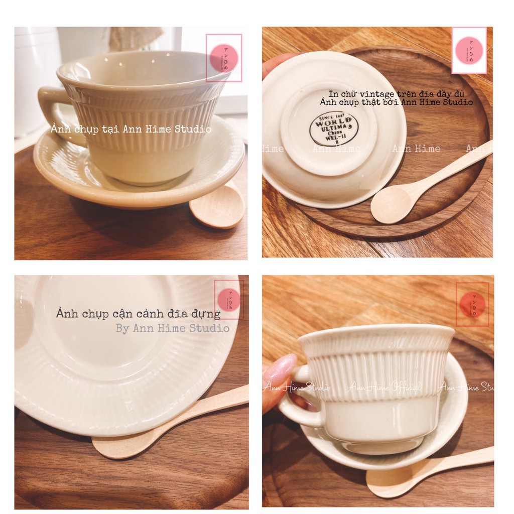 Cốc - Ly Sứ Retro Bắc Âu Kẻ Soc Uống Trà- Cafe Văn Phòng Gia Đình