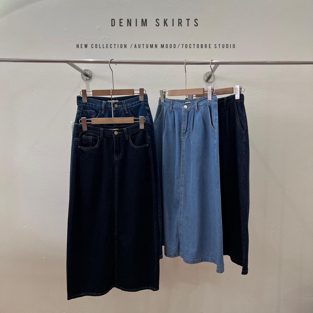 Chân váy jean D317