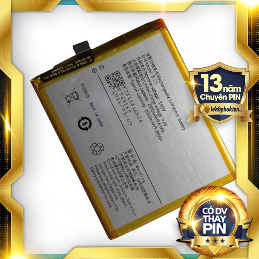 Pin zin cho Vivo Y53 B-C1- 2565mAh