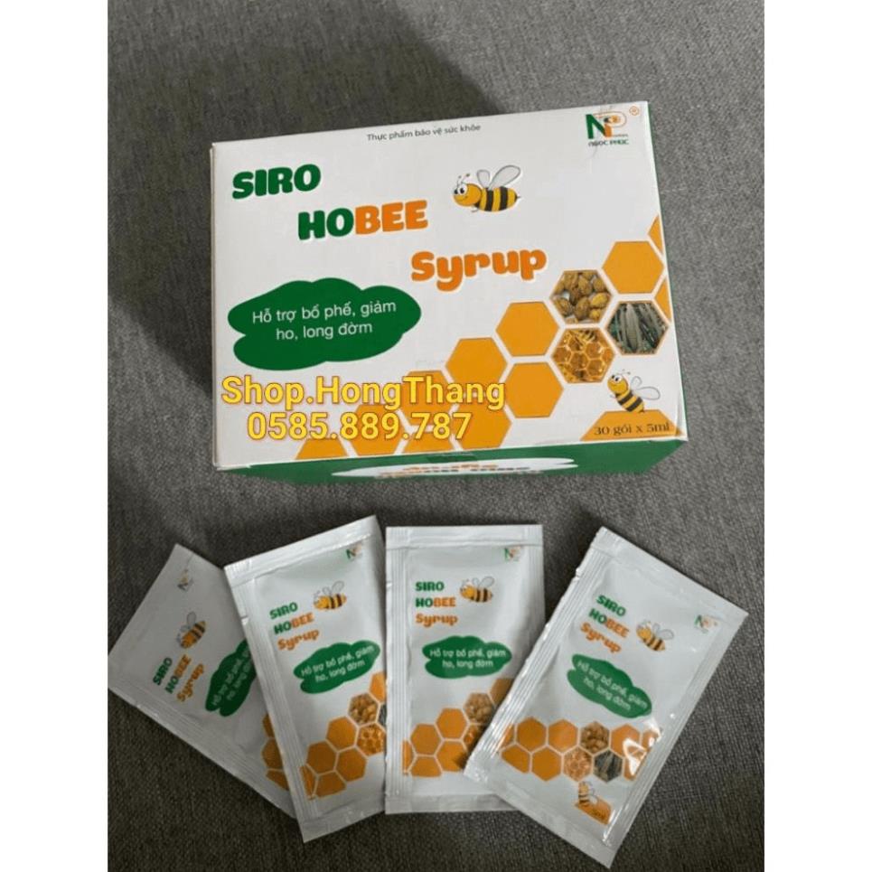 Siro Hobee Syrup bổ phế giảm ho long đờm hộp 30 gói T t