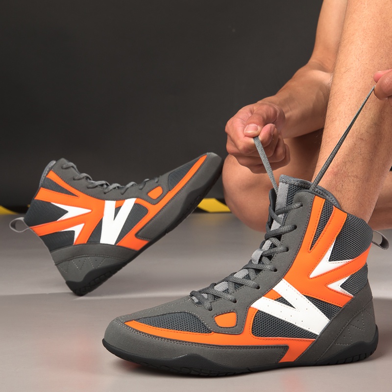 Giày Tập Đấm Bốc Chuyên Dụng Nhiều Màu Sắc Kích Thước Lớn Chống Trượt Cho Nam Và Nữ