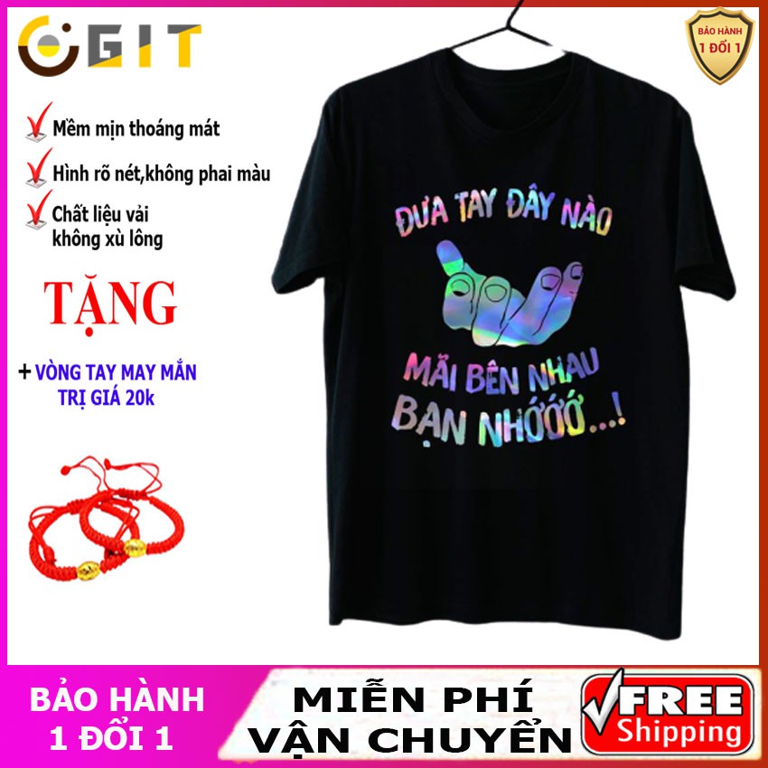 Áo phông phản quang bảy màu Mãi bên nhau bạn nhớ