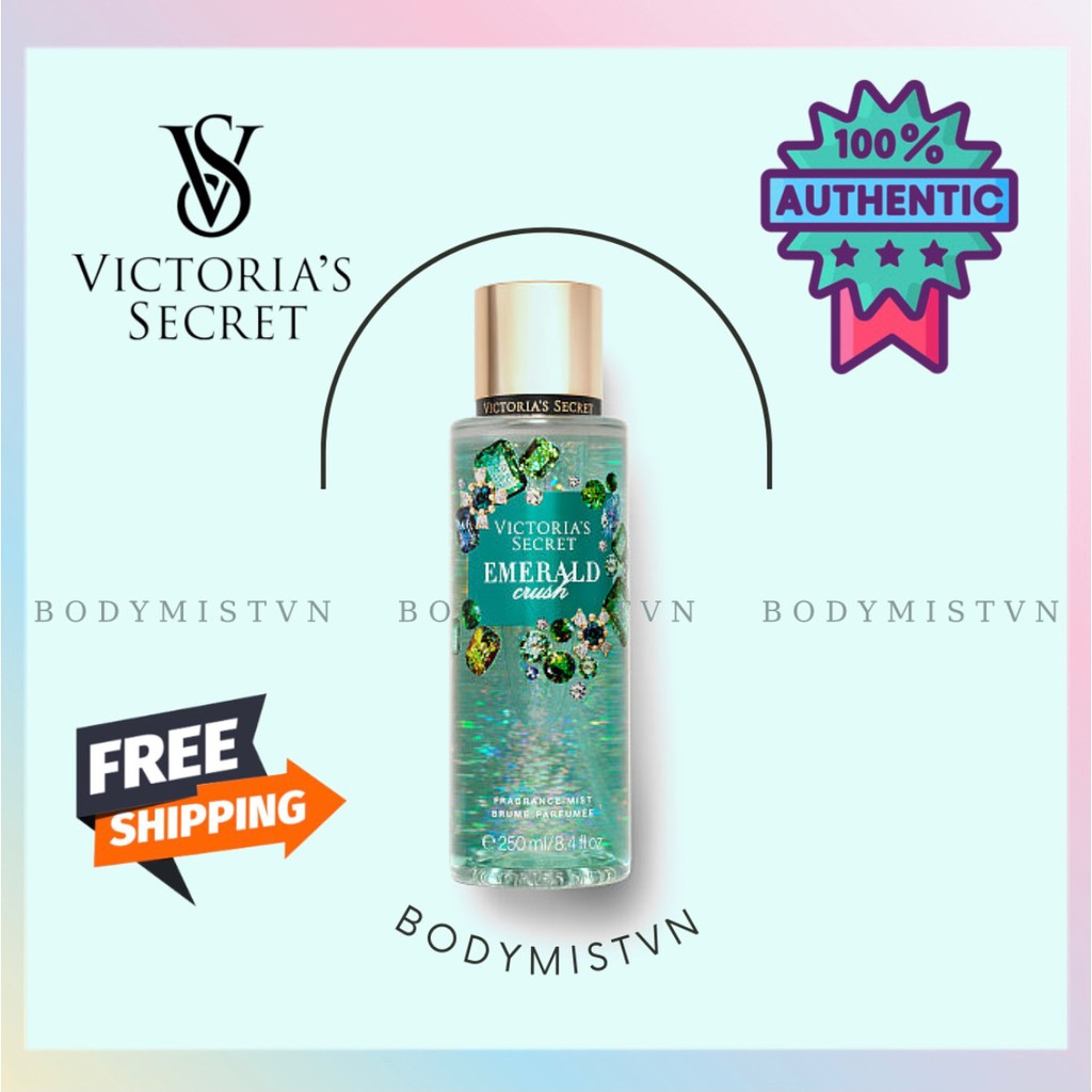 🤎 𝐁𝐨𝐝𝐲𝐦𝐢𝐬𝐭𝐯𝐧 - Xịt Thơm Body Victoria’s Secret Emerald Crush 250ml 🤎