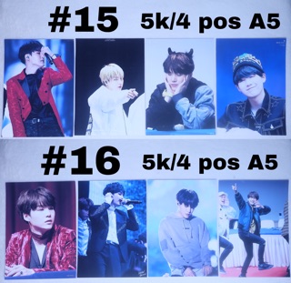 (Có sẵn) Sale poster A5 Suga BTS