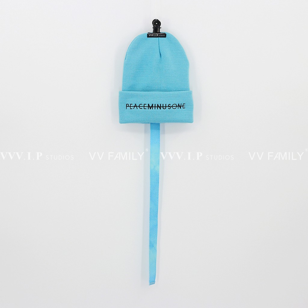 Mũ len Peaceminusone pmo giống GDRAGON màu xanh blue
