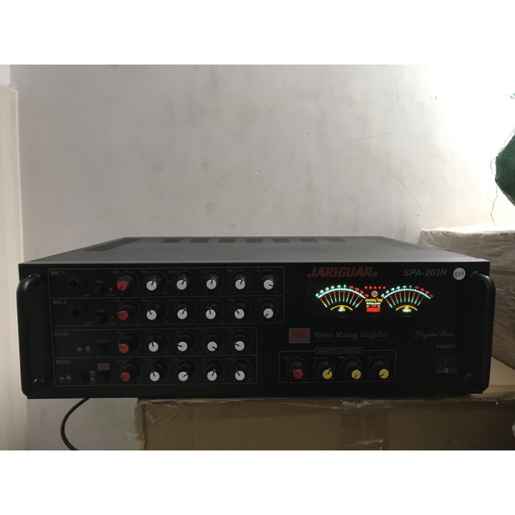 Amply JG SPA-203N công suất lớn 8 sò chỉnh nhạc,hát karaoke