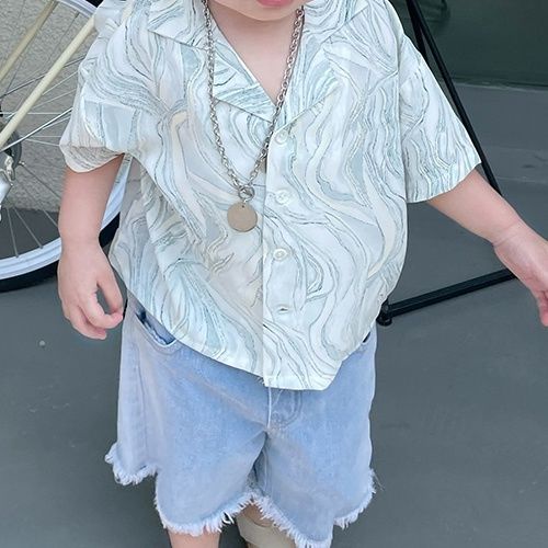 Áo Sơ Mi Ngắn Tay Phong Cách Preppy Nhật Bản Thời Trang Mùa Hè Cho Bé Trai