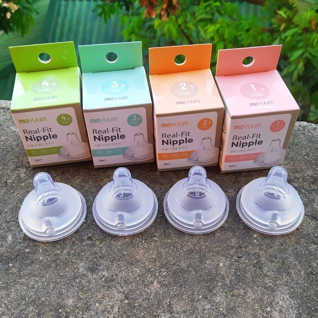 Núm thay thế bình sữa moyuum Hàn quốc số 1-2-3-4