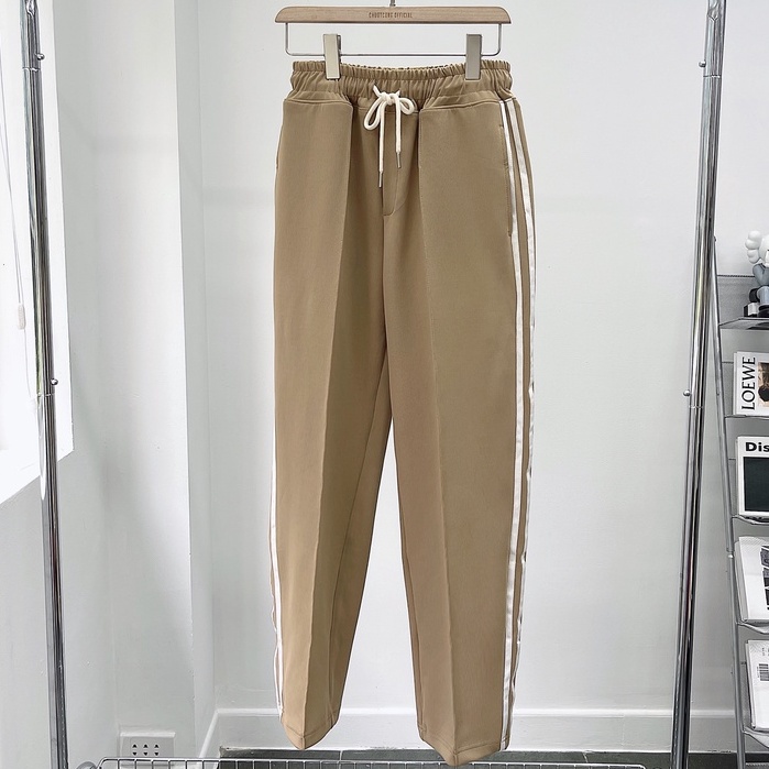 QUẦN THUN 2 SỌC CHUOTCONG OFFICIAL (Nâu,Trắng,Đen) 691