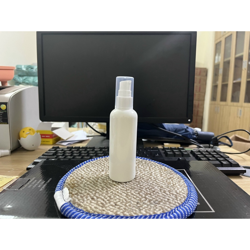 Chai chiết mỹ phẩm nhiều màu có vòi nhấn giọt Pump dung tích 30ml 50ml 100ml