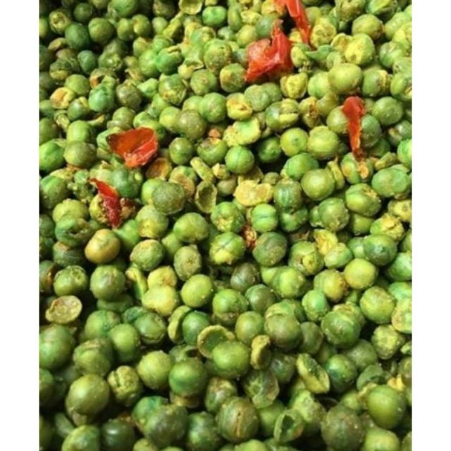 Đậu Hà Lan Sấy Rang Tỏi Ớt 450gr, Giòn Thơm Cay Ngon