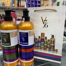 Dầu Gội Xả Collagen Keratin V76 800Ml Phục Hồi Tóc Hư Tổn,Ngăn Ngừa Gàu,Kích Thích Mọc Tóc Hàng Chính Hãng Cao Cấp