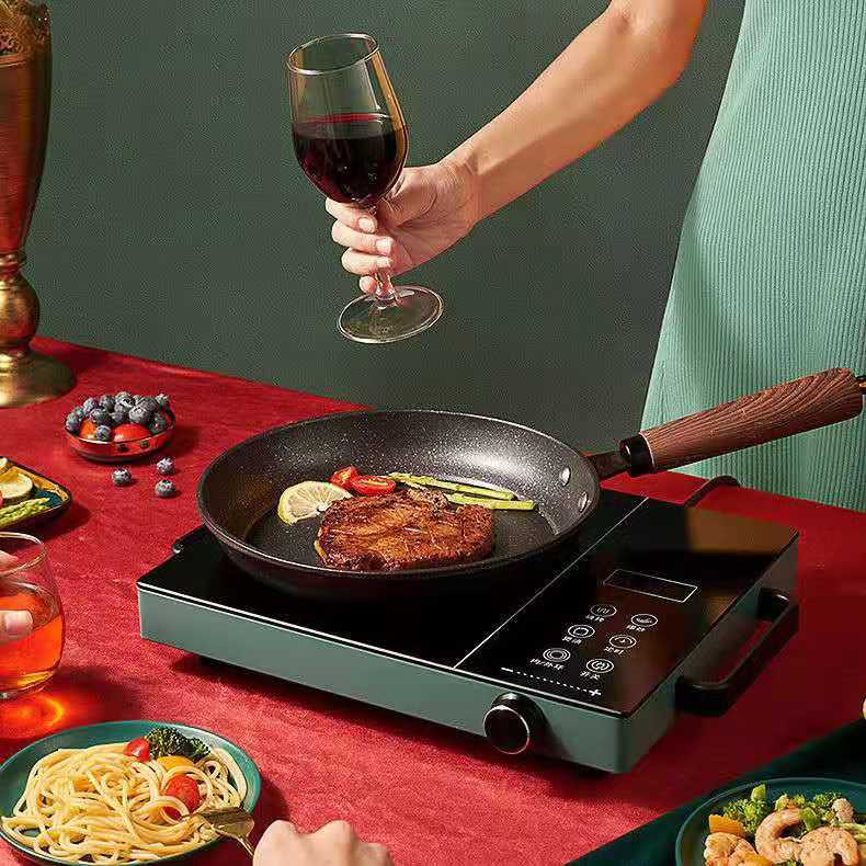 Bếp Hồng Ngoại Đơn JIASHI 2 Vòng Nhiệt Chính Hãng Đa Năng Công Suất 2200W Không Kén Nồi, Không Bức Xạ, Phím Cảm Ứng