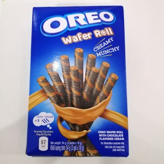 Bánh Quế Oreo Vị Sôcôla Wafer Roll (Hộp 54g)