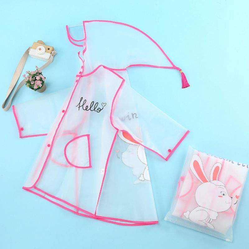 Áo mưa cho bé dễ thương (loại mang cặp sách ),,,