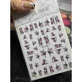 stick hoa gắn móng nail