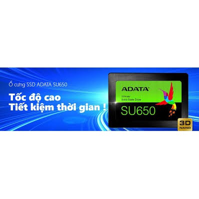 SSD ⚡Free Ship⚡  Ổ cứng SSD Adata SU650 120Gb SATA3 . Hàng Chính Hãng 100%
