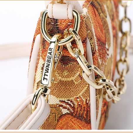 Túi TTWN Bear chính hãng gấu thêu siêu xinh