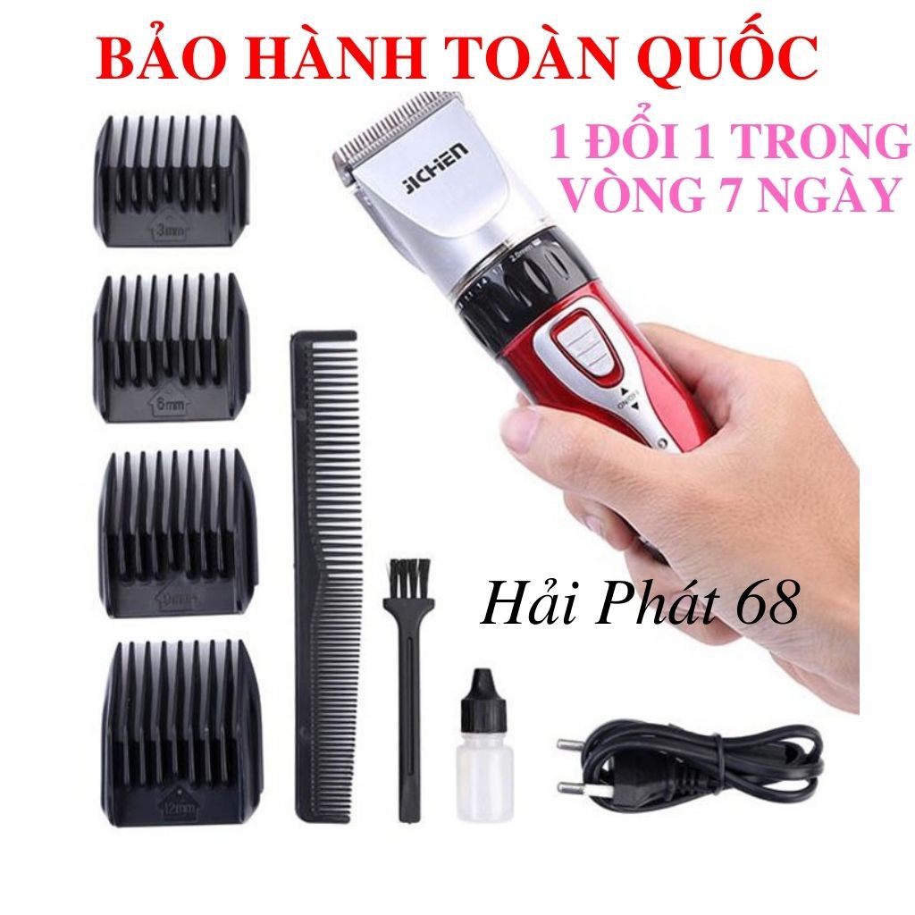 Tông Đơ Cắt Tóc, Tông Đơ Cắt Tóc Cho Bé Người Lớn Hàng Chính Hàng JICHEN 0817 Có Sạc Điện Tiện Dụng