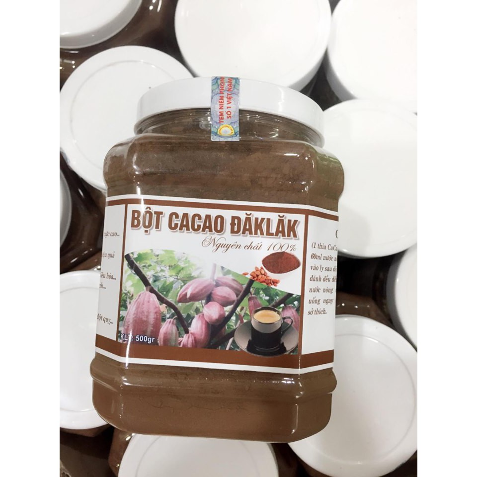 Bột cacao Dalak nguyên chất không pha trộn 500g - Mẩy Mẩy shop hạt dinh dưỡng