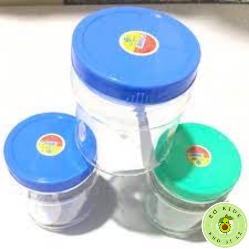 Lọ Đựng Gia Vị Có Thìa Việt Nhật -Hũ đựng gia vị muối súp có nắp đậy tiện dụng bền đẹp