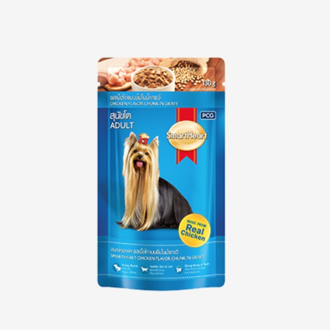 Pate gói Smartheart cho chó trưởng thành và chó con - 130gr