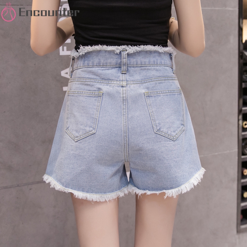 Quần Sooc Bo Goopepal Cho Nữ Quần Denim Quần Short Cạp Cao Thời Trang Han Quốc Co Thể Ban Sỉ Lazada Vn