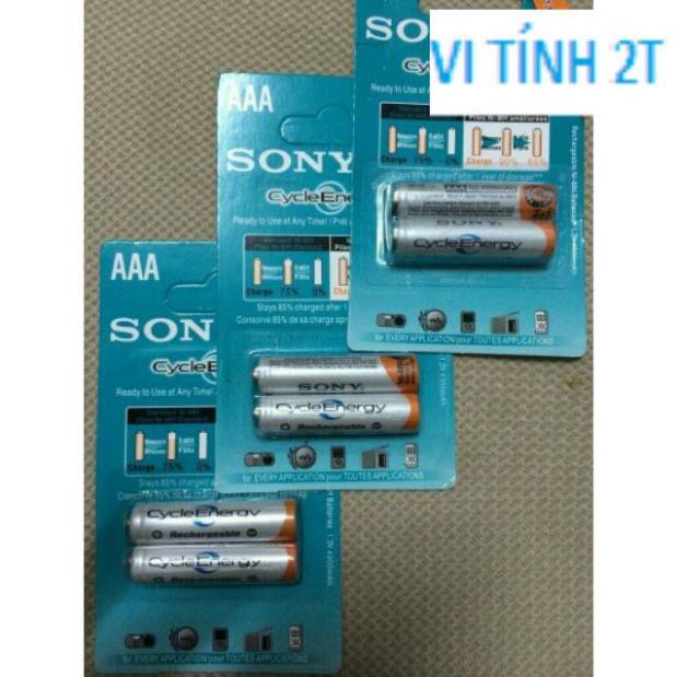 Pin Sạc Aa/ Aaa Sony Dung Lượng 4600Mah Vỉ 2 Viên