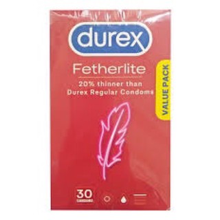 Bao cao su siêu mỏng Durex Fetherlite 30 chiếc chuẩn Úc