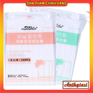 Bông tẩy trang Lameila 222 miếng BTT siêu MỀM và DAI ko sờm siêuuu thích