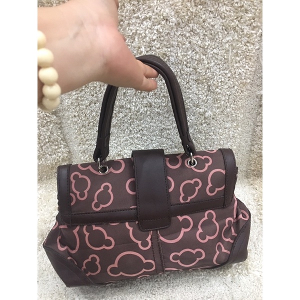 Túi si y hình dù phối da mới cao