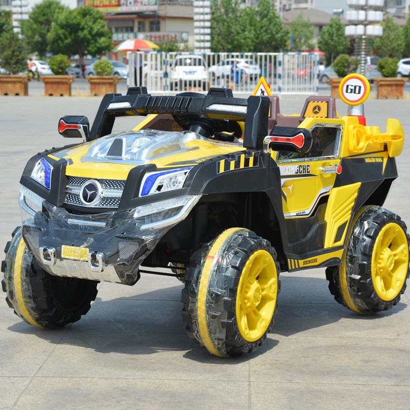 Xe ô tô điện trẻ em nel 803, mẫu ô tô điện 2 chỗ ngồi, MERCEDES NEL 803 kèm bộ đồ chơi xúc cát