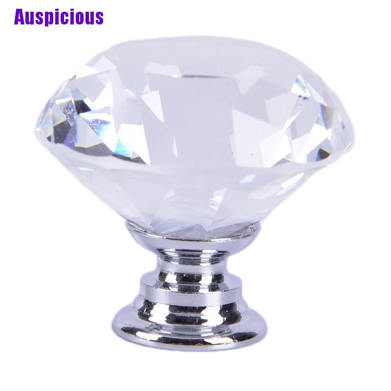 Tay Nắm Cửa Tủ Quần Áo Bằng Pha Lê Cứng